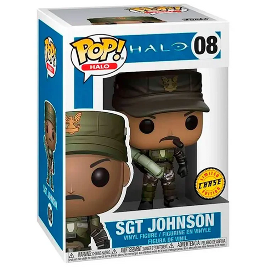 FUNKO POP CHASE GAMES HALO - SGT JOHNSON 08