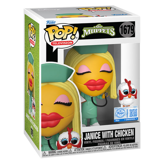 FUNKO POP TELEVISION THE MUPPETS EXCLUSIVE - JANICE WITH CHICKEN 1679
