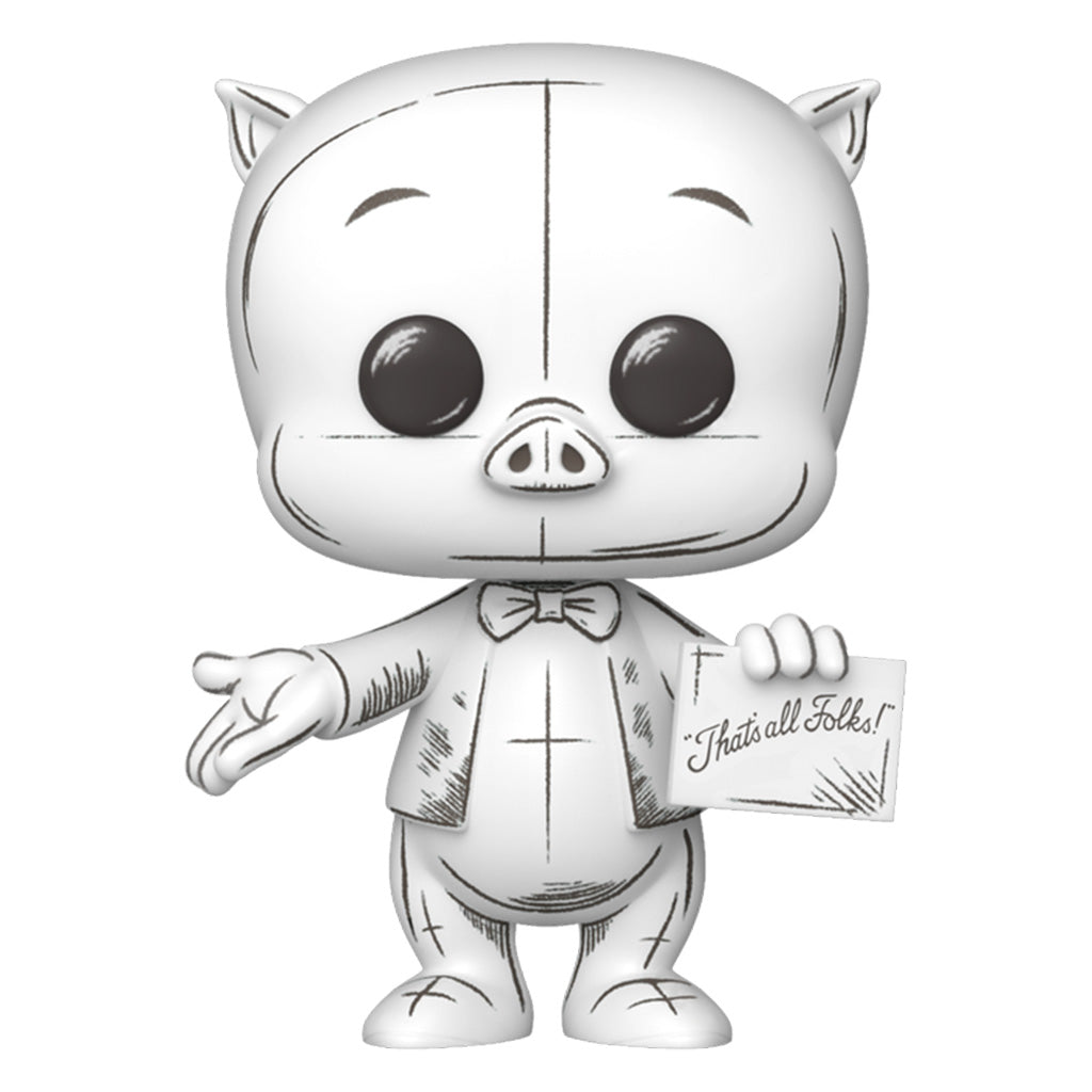 FUNKO POP ANIMATION LOONEY TUNES - PORKY PIG 2012 (SKETCHED)