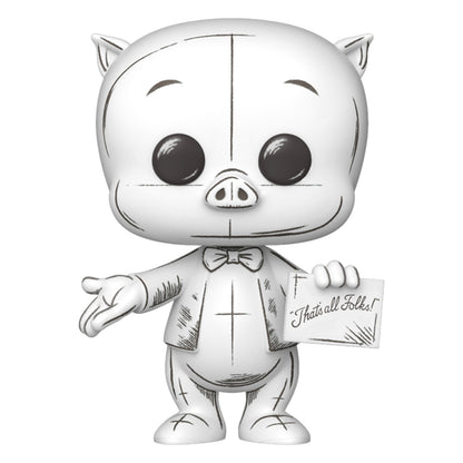 FUNKO POP ANIMATION LOONEY TUNES - PORKY PIG 2012 (SKETCHED)