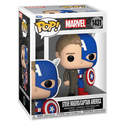 FUNKO POP MARVEL SPLIT STEVE ROGERS/CAPTAIN AMERICA 1431