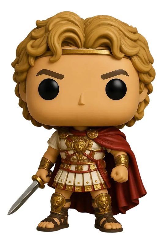 Alexandre Magno Personalizado em 3D Estilo Pop