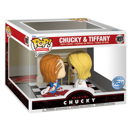 FUNKO POP MOMENT BRIDE OF CHUCKY EXCLUSIVE - CHUCKY & TIFFANY 1857