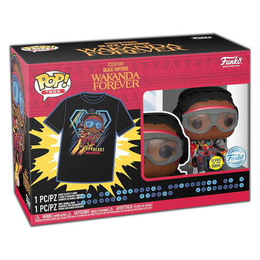 FUNKO POP TEES MARVEL BLACK PANTHER: WAKANDA FOREVER & CAMISETA TAMANHO LG (70381)