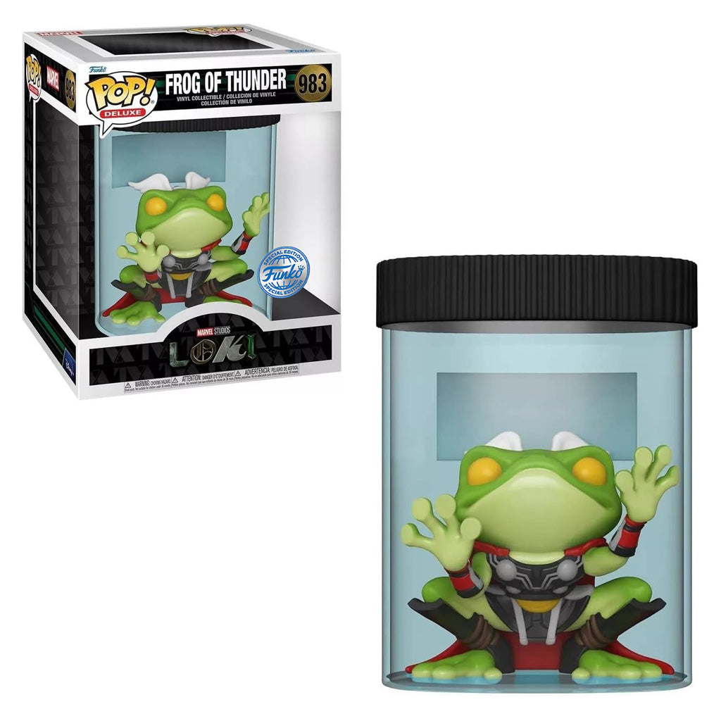 FUNKO POP DELUXE MARVEL LOKI EXCLUSIVE - FROG OF THUNDER 983