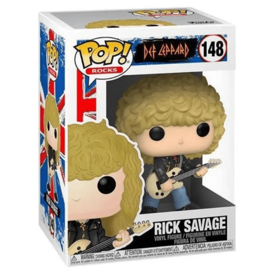 FUNKO POP ROCKS DEF LEPPARD - RICK SAVAGE 148