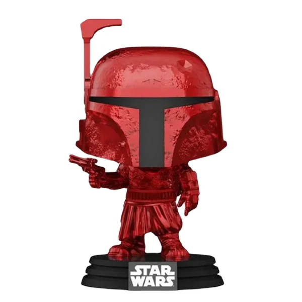 FUNKO POP STAR WARS THE MANDALORIAN EXCLUSIVE - BOBA FETT RED CHROME 462