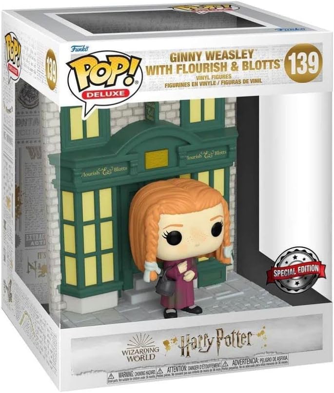 FUNKO POP HARRY POTTER - GINNY WEASLEY WITH FLOURISH AND BLOTTS 139 (DELUXE)