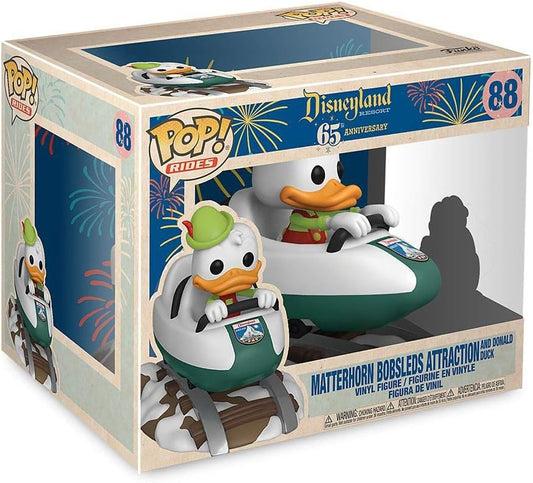 FUNKO POP DISNEY RIDES DISNEYLAND RESORT - MATTERHORN BOBSLEDS ATTRACTION (AND DONALD DUCK) 88