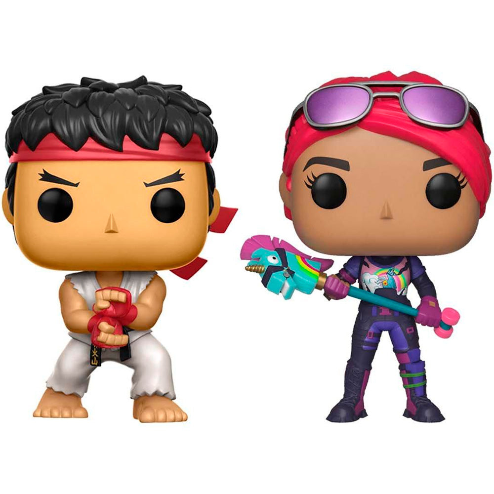 FUNKO POP FORTNITE 5 RYU AND BRITE BOMBER 2PACK