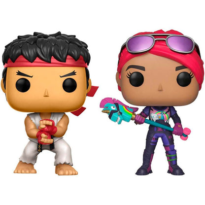 FUNKO POP FORTNITE 5 RYU AND BRITE BOMBER 2PACK