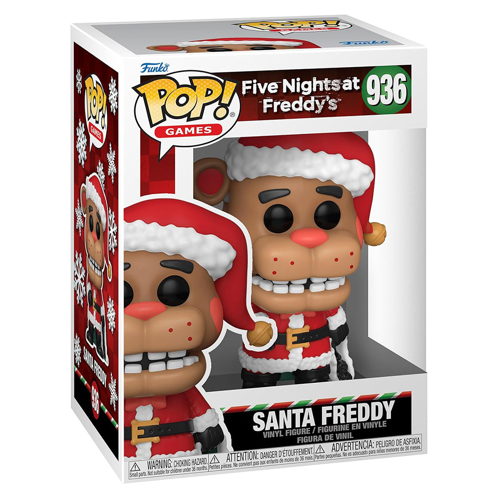 FUNKO POP GAMES FIVE NIGHTS AT FREDDY'S HOLIDAY SANTA FREDDY 936