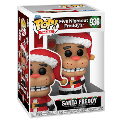 FUNKO POP GAMES FIVE NIGHTS AT FREDDY'S HOLIDAY SANTA FREDDY 936