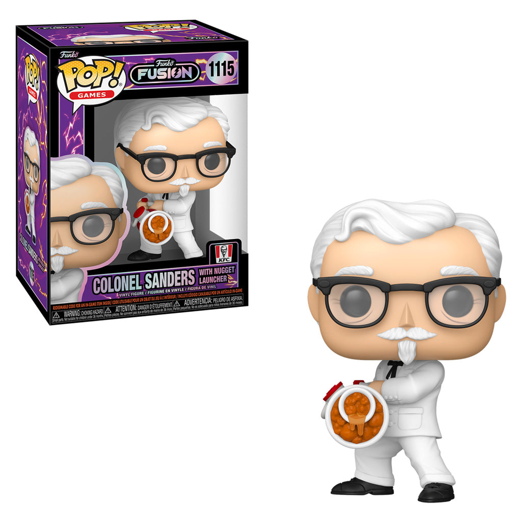 FUNKO POP GAMES FUNKO FUSION KFC - COLONEL SANDERS WITH NUGGET LAUNCHER 1115