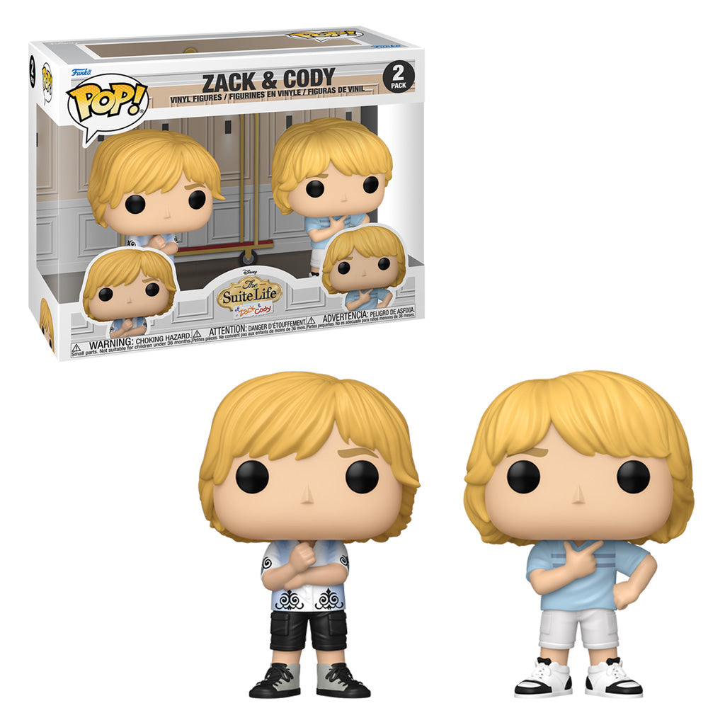FUNKO POP DISNEY THE SUITE LIFE OF ZACK & CODY 2-PACK (86339)