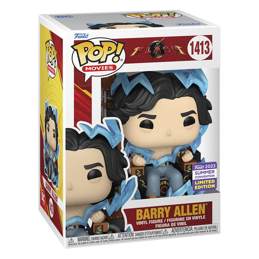 FUNKO POP THE FLASH MOVIE BARRY ALLEN IN CHAIR *SDCC 2023* 1413