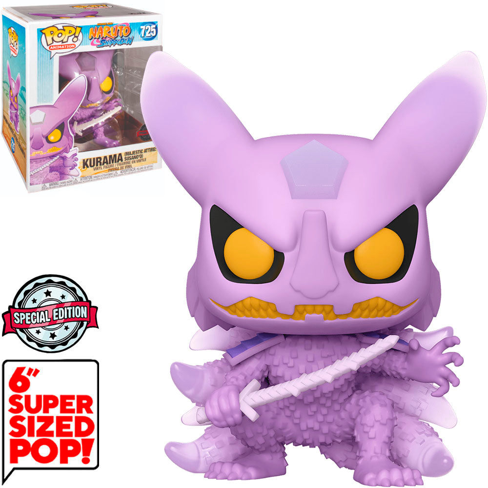 FUNKO POP ANIMATION NARUTO SHIPPUDEN EXCLUSIVE - KURAMA (MAJESTIC ATTIRE SUSANO'O) (6&QUOT; SUPER SIZED) 725