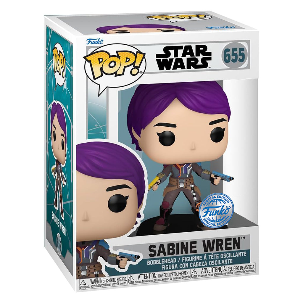 FUNKO POP STAR WARS: AHSOKA EXCLUSIVE - SABINE WREN 655