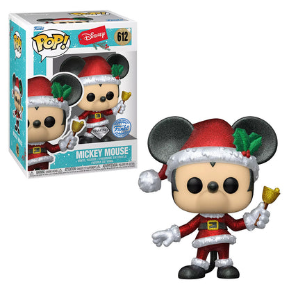 FUNKO POP DISNEY HOLIDAY MICKEY MOUSE DIAMOND *EX* 612