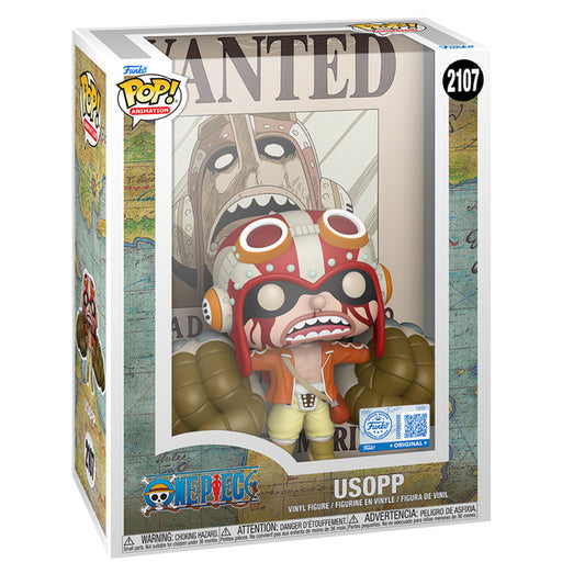 FUNKO POP ONE PIECE 4 *COVER* USOPP *EX* 2107   88184