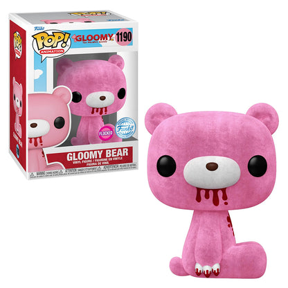 FUNKO POP GLOOMY THE NAUGHTY GRIZZLY GLOOMY BEAR FLOCKED *EX* 1190