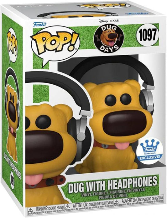FUNKO POP DISNEY DUG DAYS EXCLUSIVE - DUG WITH HEADPHONES 1097
