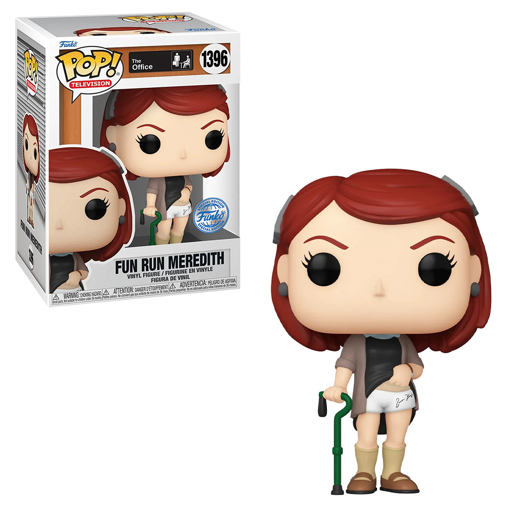 FUNKO POP THE OFFICE FUN RUN MEREDITH *EX* 1396