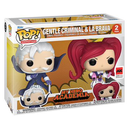FUNKO POP MY HERO ACADEMIA GENTLE CRIMINAL & LA BRAVA 2PACK 60894