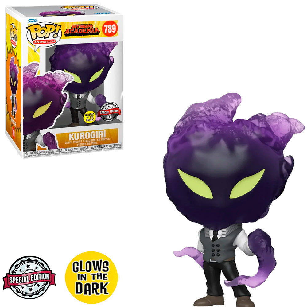 FUNKO POP MY HERO ACADEMIA S4 KUROGIRI GLOW *EX* 789