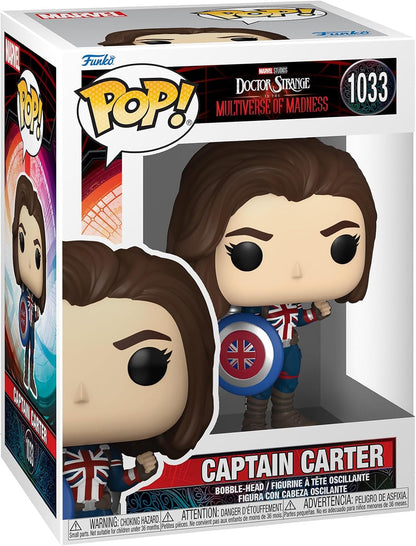 FUNKO POP MARVEL DOCTOR STRANGE IN THE MULTIVERSE OF MADNESS - CAPTAIN CARTER 1033