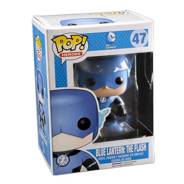 FUNKO POP HEROES DC THE FLASH LATERN BLUE *EX* 47
