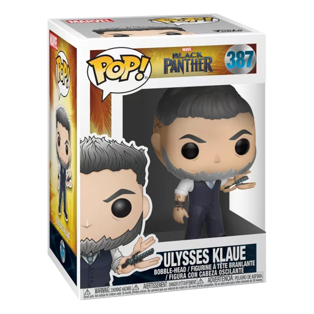 FUNKO POP BLACK PHANTER BLACK ULYSSES KLAUE  387