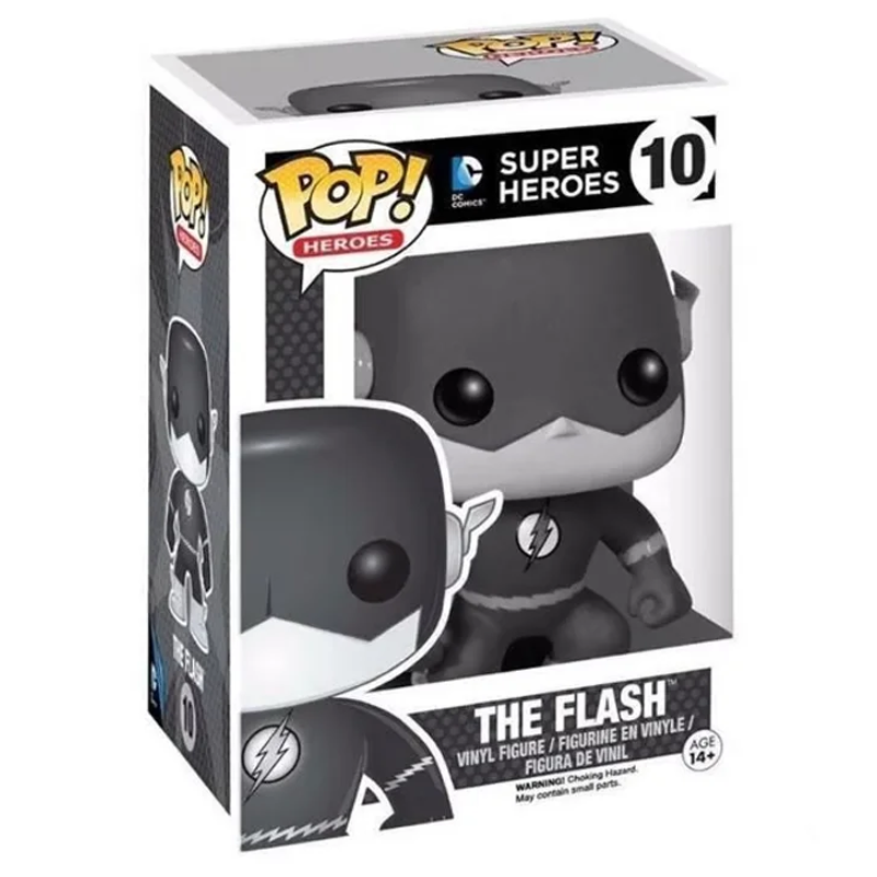 FUNKO POP HEROES UNIVERSE THE FLASH BLACK & WHITE *EX* 10