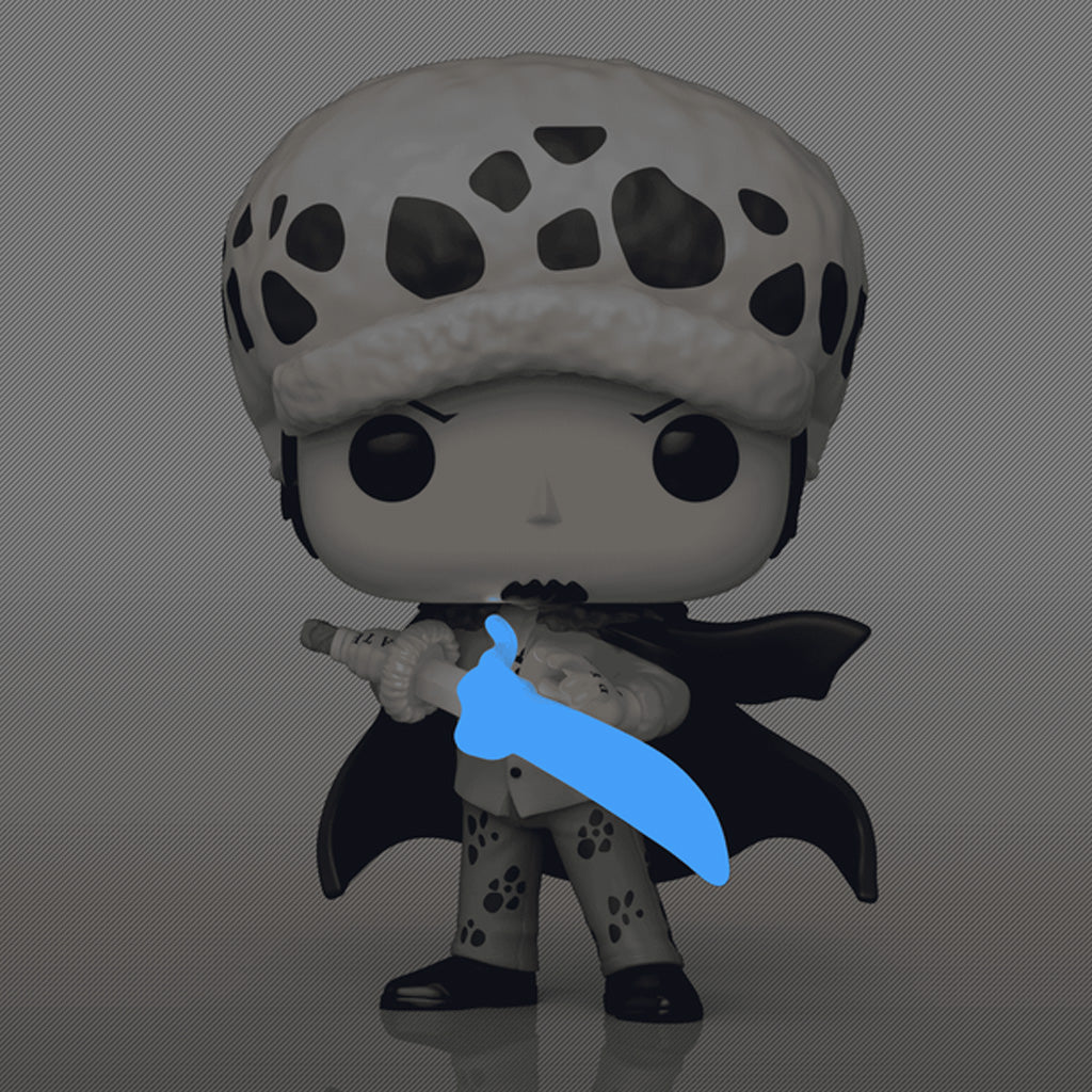 FUNKO POP ONE PIECE 4 TRAFALGAR LAW GLOW *EX* 1894