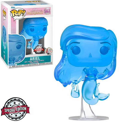 FUNKO POP DISNEY LITTLE MERMAID ARIEL TRANSLUCENT BLUE *EX* 563