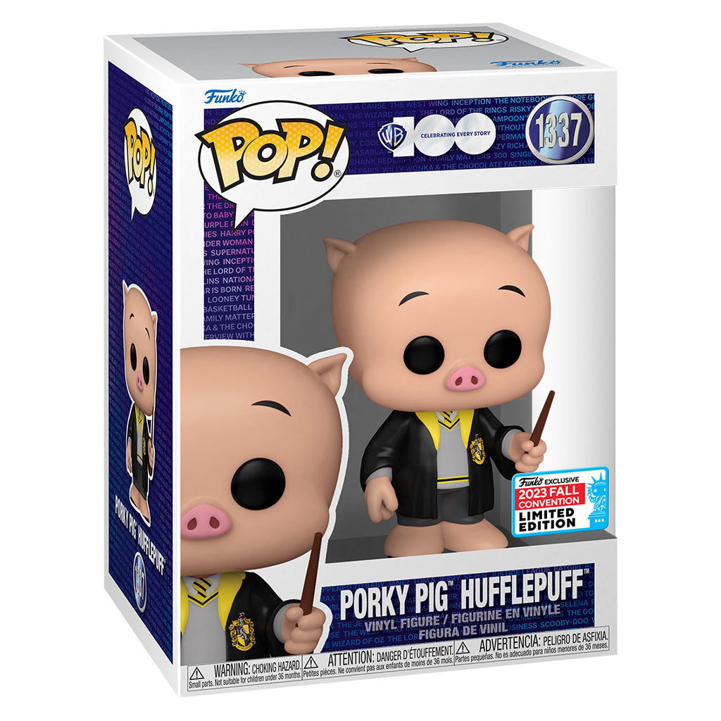 FUNKO POP WB 100TH PORKY PIG HUFFLEPUFF *NYCC 2023* 1337