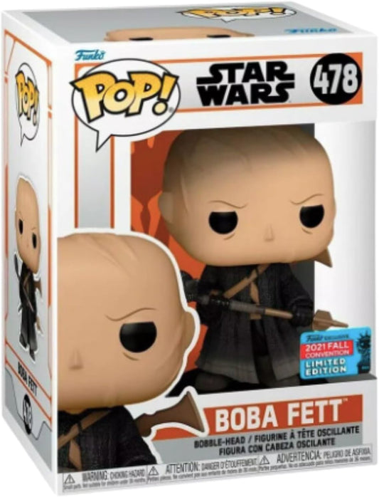 FUNKO POP STAR WARS THE MANDALORIAN NYCC 2021 EXCLUSIVE - BOBA FETT 478
