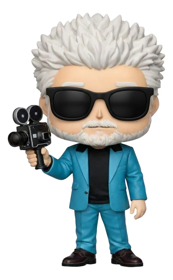 Pedro Almodóvar Personalizado em 3D Estilo Pop