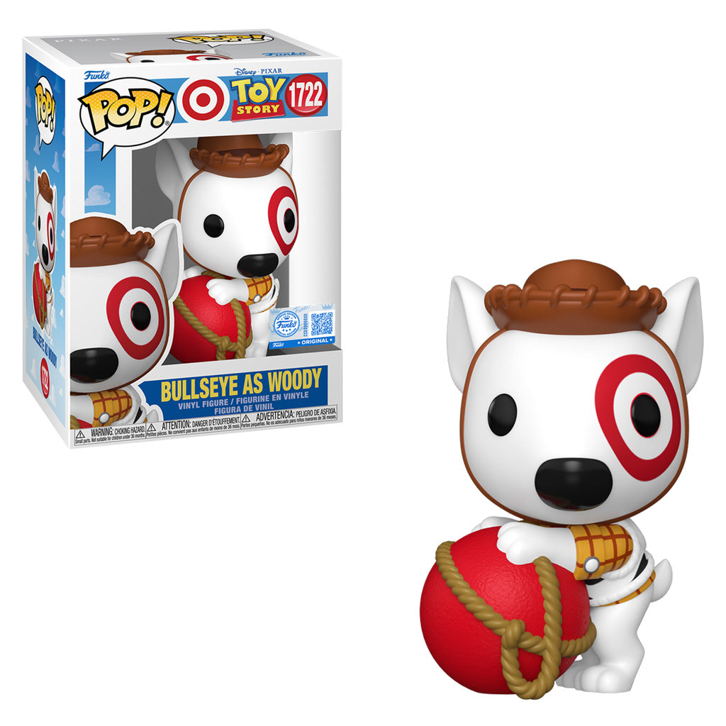 FUNKO POP DISNEY PIXAR TOY STORY EXCLUSIVE - BULLSEYE AS WOODY 1722