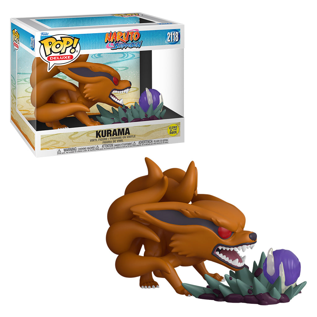 FUNKO POP NARUTO *DELUXE* KURAMA GLOWS 2118