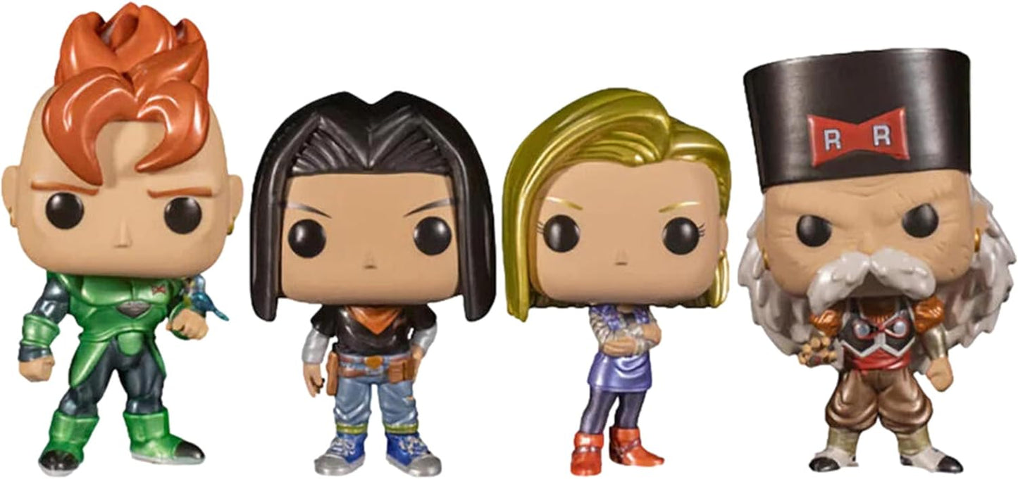 FUNKO POP DRAGON BALL Z 4PACK *EX* - ANDROID 16/ANDROID 17/ANDROID 18/DR.GERO