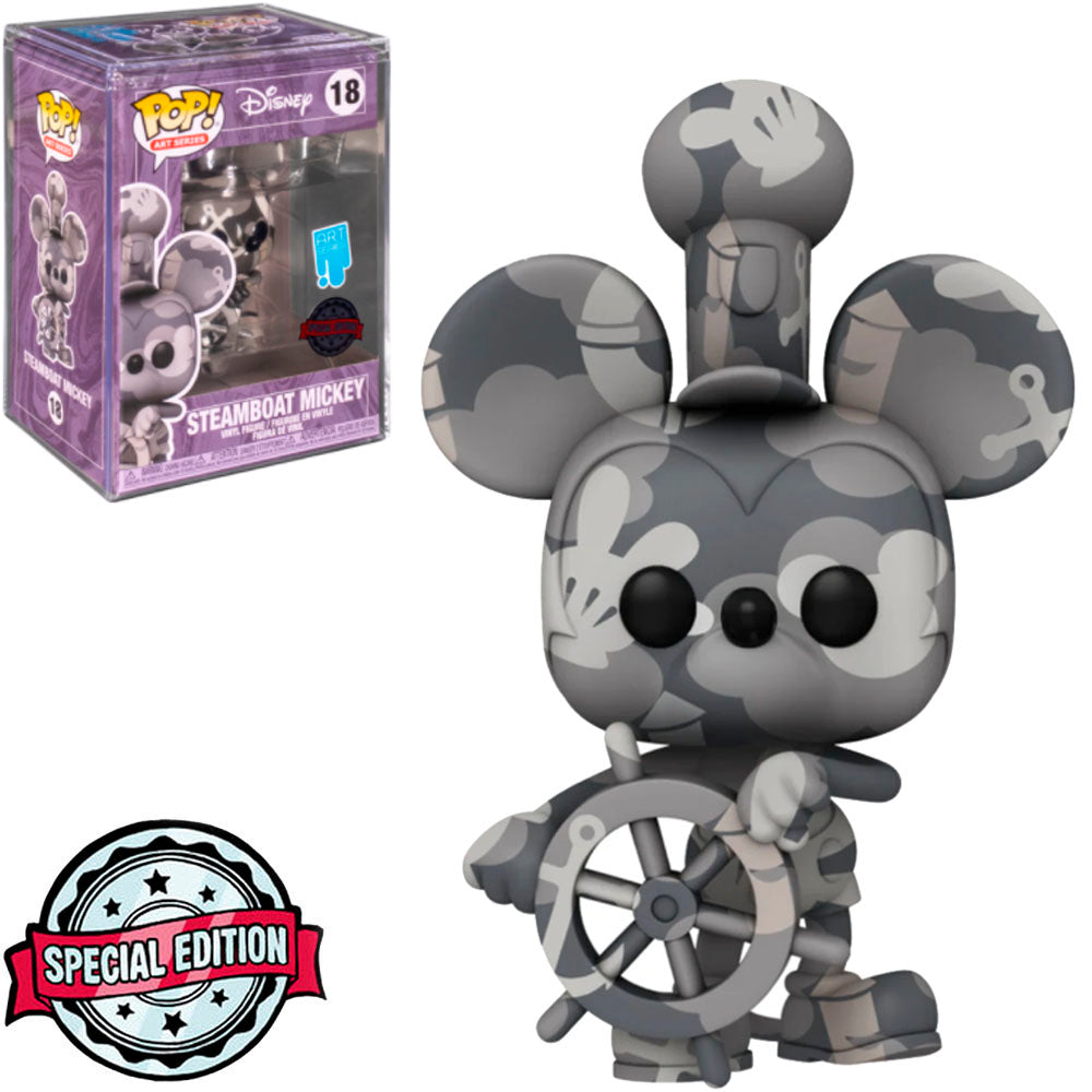 FUNKO POP DISNEY ARTIST MICKEY STEAMBOAT *EX* 18