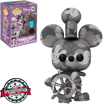 FUNKO POP DISNEY ARTIST MICKEY STEAMBOAT *EX* 18