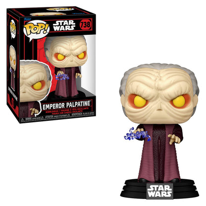 FUNKO POP STAR WARS DARKSIDE EMPEROR PALPATINE 738