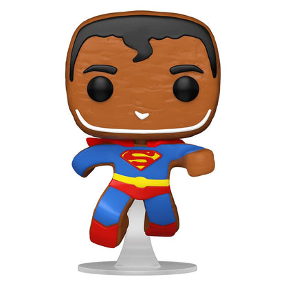 FUNKO POP HEROES DC HOLIDAY SUPERMAN GINGERBREAD 443