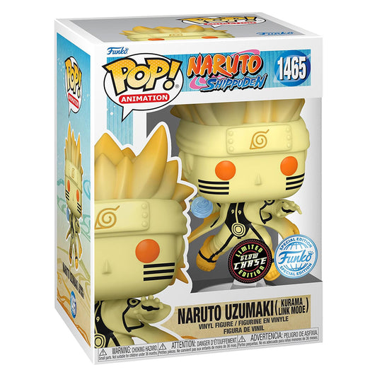 FUNKO POP CHASE NARUTO SHIPPUDEN NARUTO UZUMAKI KURAMA LINK MODE 1465