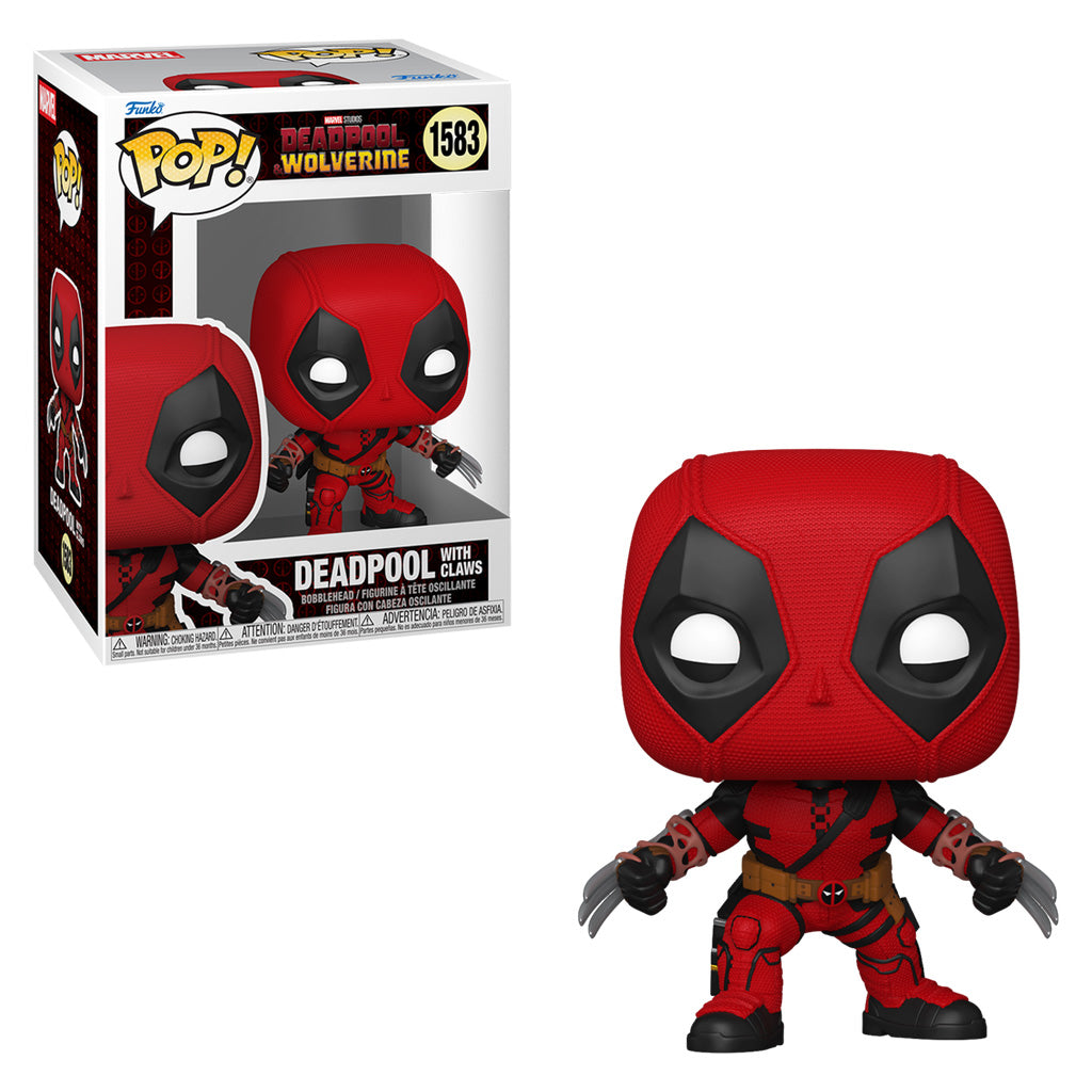 FUNKO POP MARVEL DEADPOOL & WOLVERINE - DEADPOOL WITH CLAWS 1583