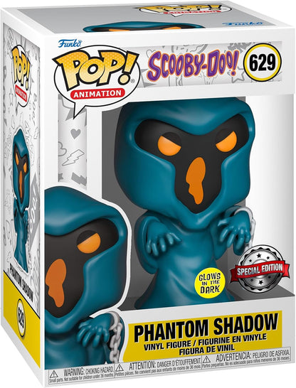 FUNKO POP SCOOBY-DOO EXCLUSIVE - PHANTOM SHADOW 629 (GLOWS IN THE DARK)