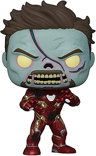 FUNKO POP MARVEL WHAT IF...? EXCLUSIVE - ZOMBIE IRON MAN 944 (GLOWS IN THE DARK)