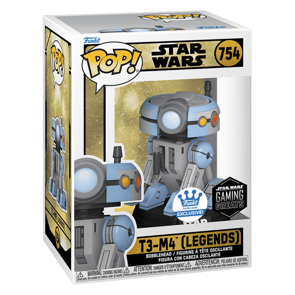 FUNKO POP STAR WARS GAMING GREATS EXCLUSIVE - T3-MR (LEGENDS) 754